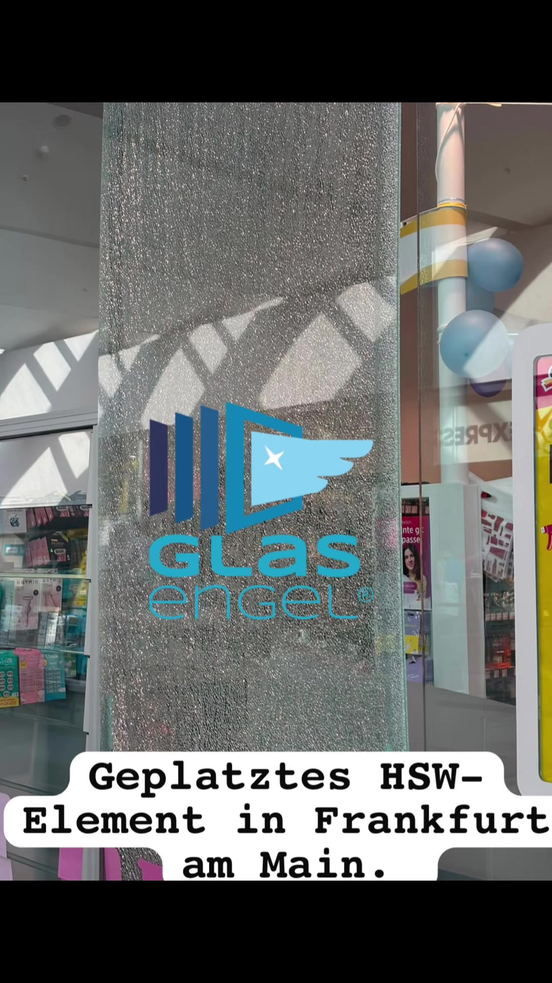 Glasnotdienst in Frankfurt-Ginnheim – HSW-Element gesichert - Frankfurt am Main